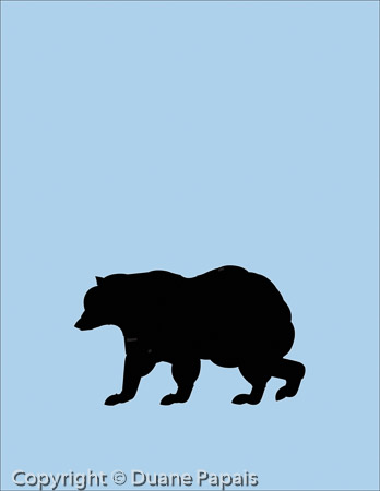 BEAR LARGE BLUE