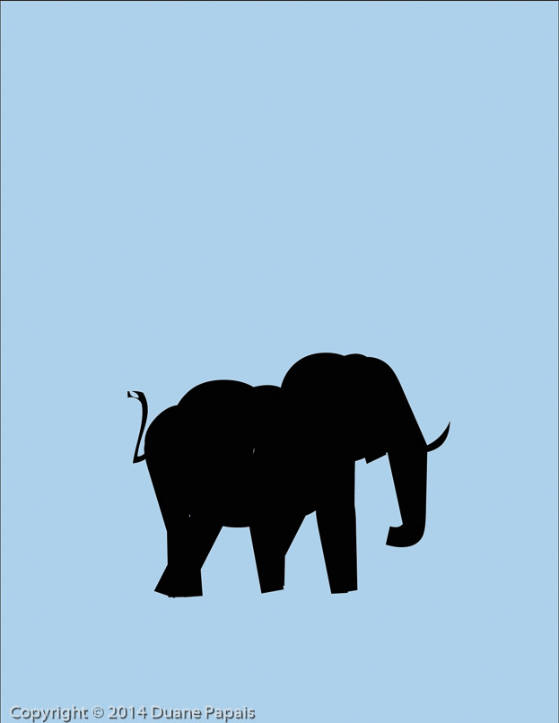 ELEPHANT BLUE