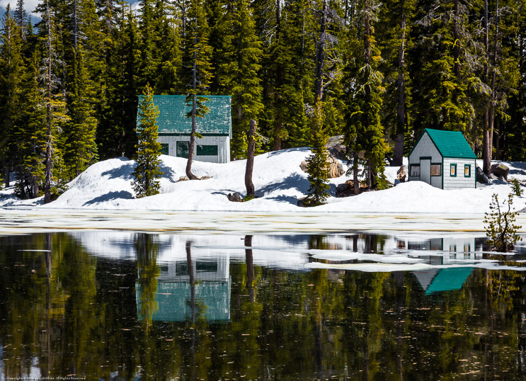 Mosquito Lake in the Snow