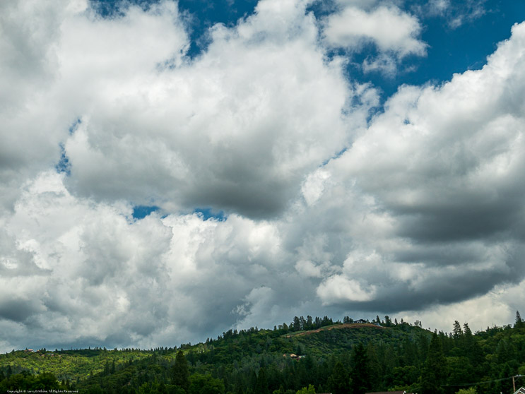 Clouds on our Murphys walk about