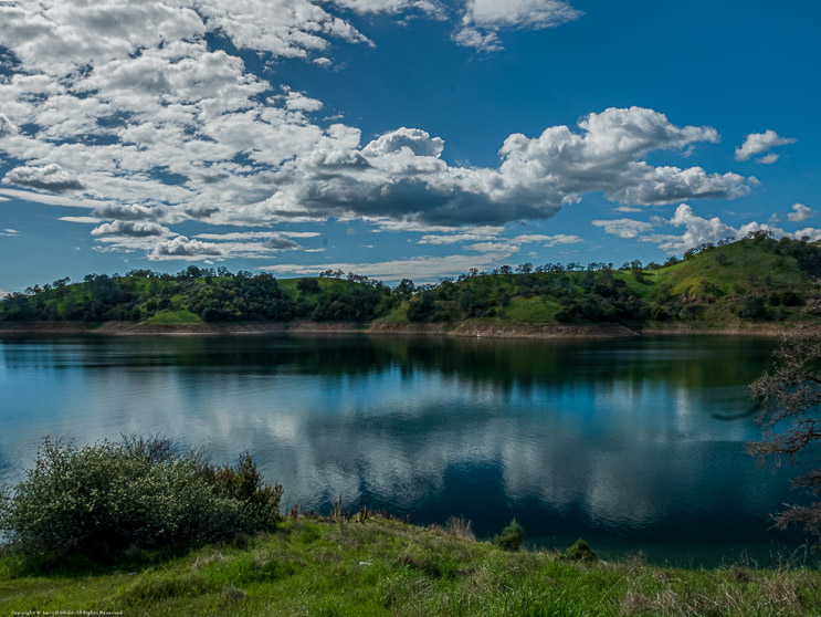 Clouds over New Melones near the Stevenot Bridge