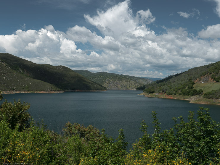 New Melones Reservoir from Parrotts Ferry