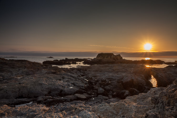 Sun Setting at Fort Bragg