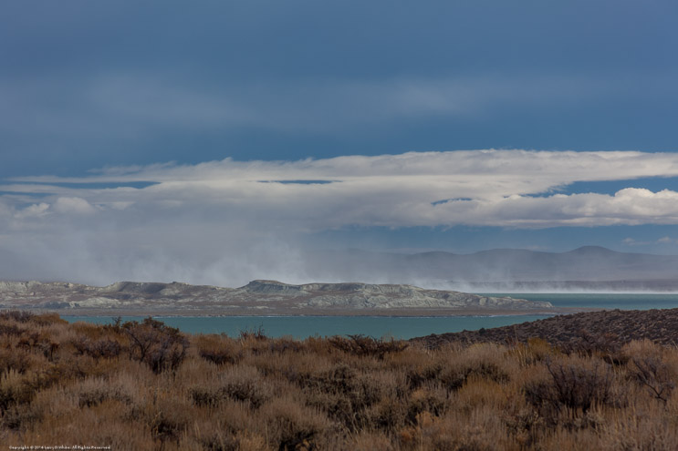 Dust and Clouds, Mono Lake