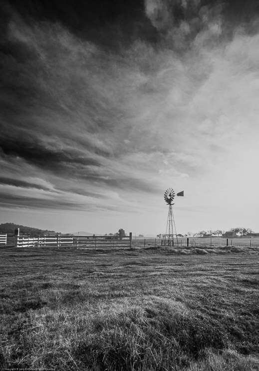 Windmill along Hunt Road