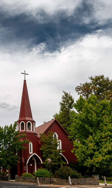 The Old Red Church, Sonora