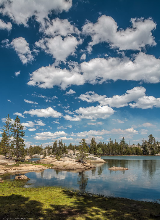 Utica Reservoir and Clouds