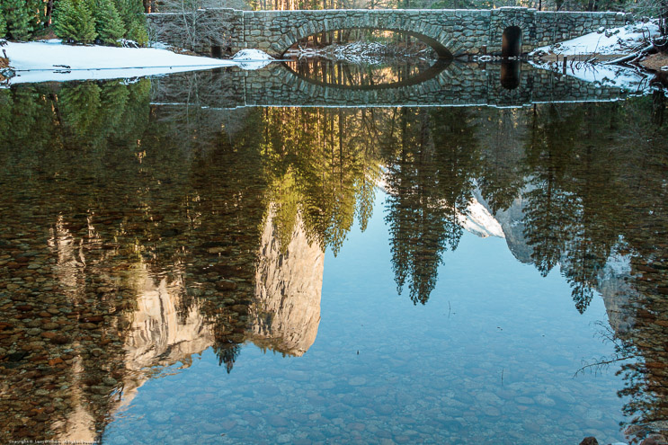 Yosemite Reflection in the Merced River
