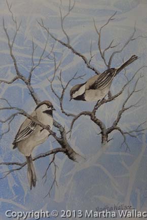 Winter Chickadees