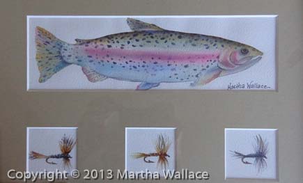 Rainbow Trout and Flies
