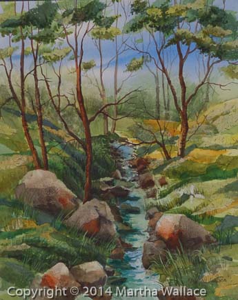 Creek into New Melones